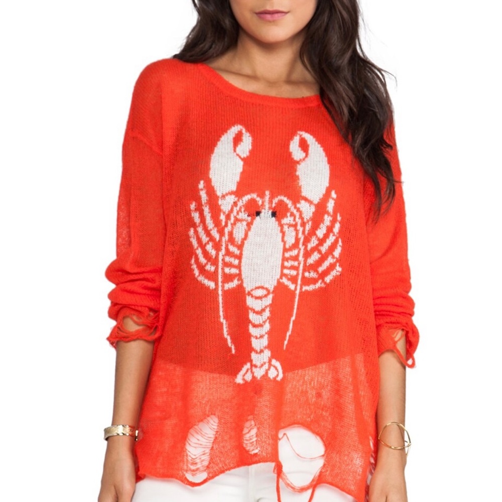Wildfox Lobster Sweater